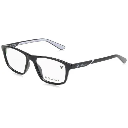 Dragon DR 5015 001 Shiny Black Lilac Eyeglasses 55/17/145