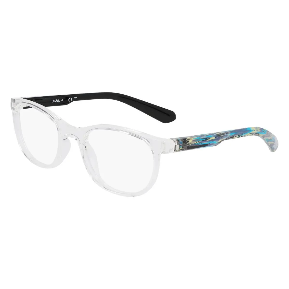 Dragon DR 2043 970 Shiny Crystal Aqua Resin Eyeglasses 53/21/140