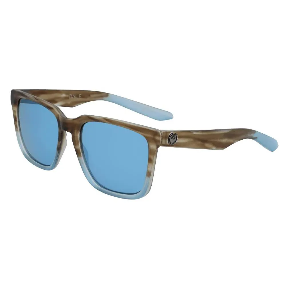 Dragon Baile LL Ion 440 Ocean Horn Sunglasses Sky Blue Ion Luma Lenses - Ocean Horn/Ll Sky Blue Ion, Frame: Multicolor, Lens: Blue