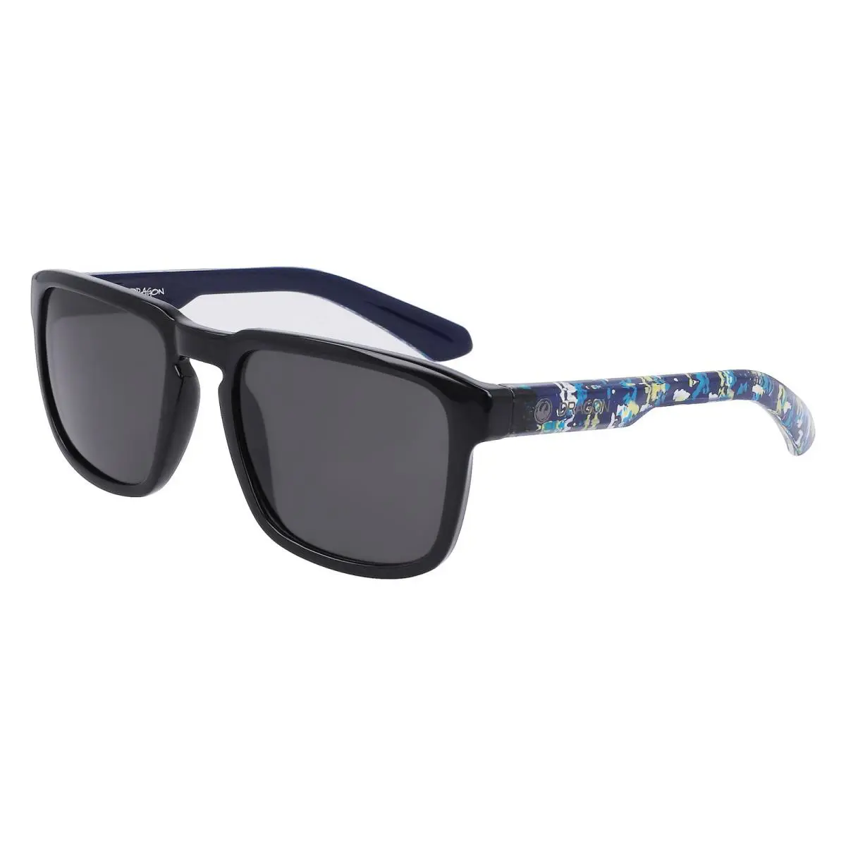 Dragon Mari LL 015 Black Bryan Iguchi Collection Sunglass Smoke Luma Lenses