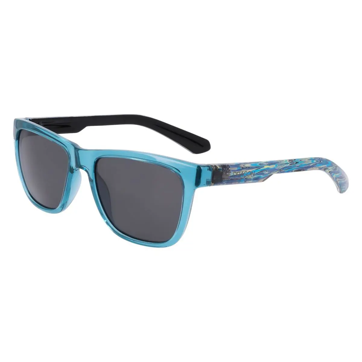 Dragon Bishop LL 433 Aqua Rob Machado Resin Sunglass Smoke Luma Lenses - Aqua / Rob Resin, Frame: Multicolor, Lens: Gray