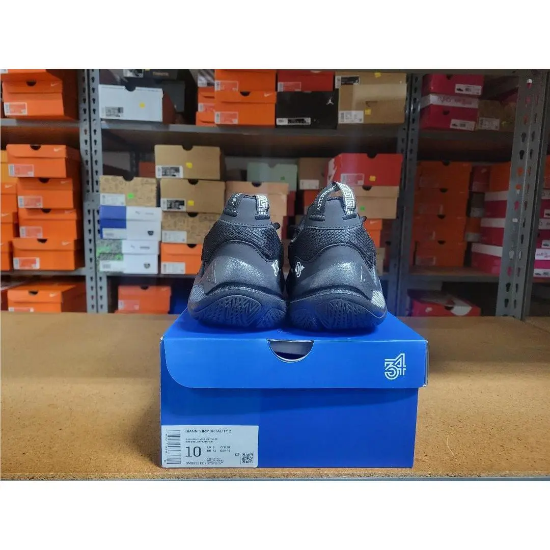 Nike shoes - Nike Giannis Immortality 2 - Giannis Immortality - DM0825 002 - Black Wolf Grey White 3