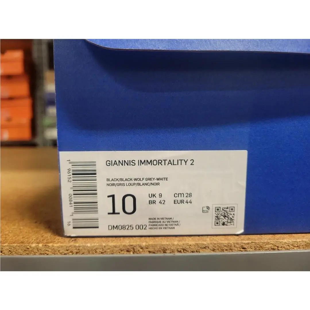 Nike shoes - Nike Giannis Immortality 2 - Giannis Immortality - DM0825 002 - Black Wolf Grey White 4