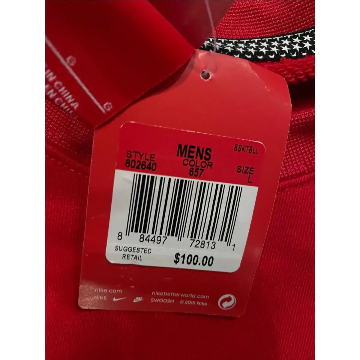 Nike clothing - RED/BLACK 4