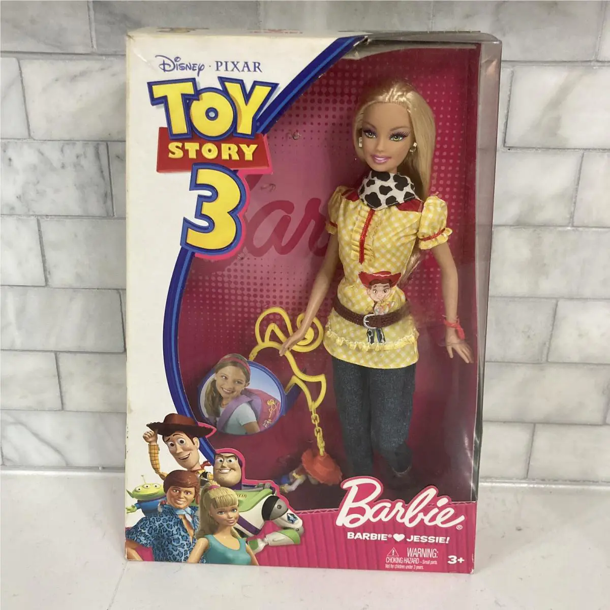 Disney Pixar Toy Story 3 Barbie Loves Jessie - Nrfb - Damage