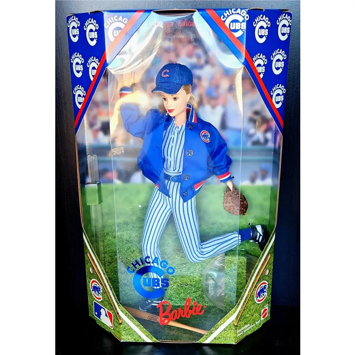 Chicago Cubs Blonde Barbie Collector Edition Vtg 1999 Mattel 23883 Nrfb