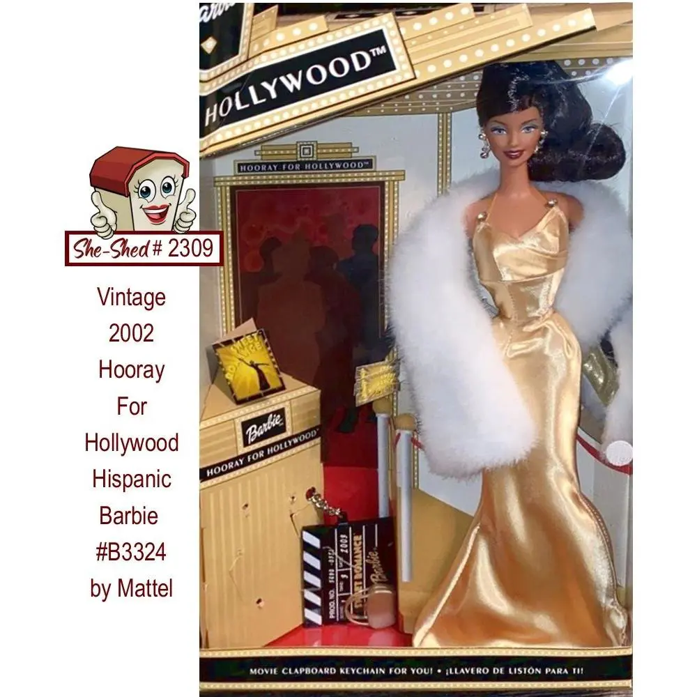 Hooray For Hollywood Barbie Doll Hispanic 2002 Mattel Special Edition B3324