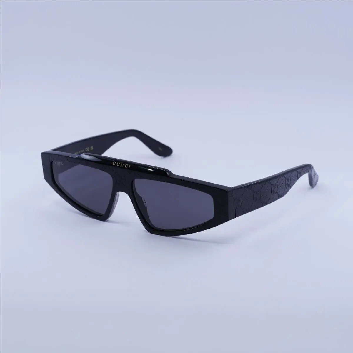 Gucci GG1591S 001 Shiny Black/grey 58-13-145 Sunglasses