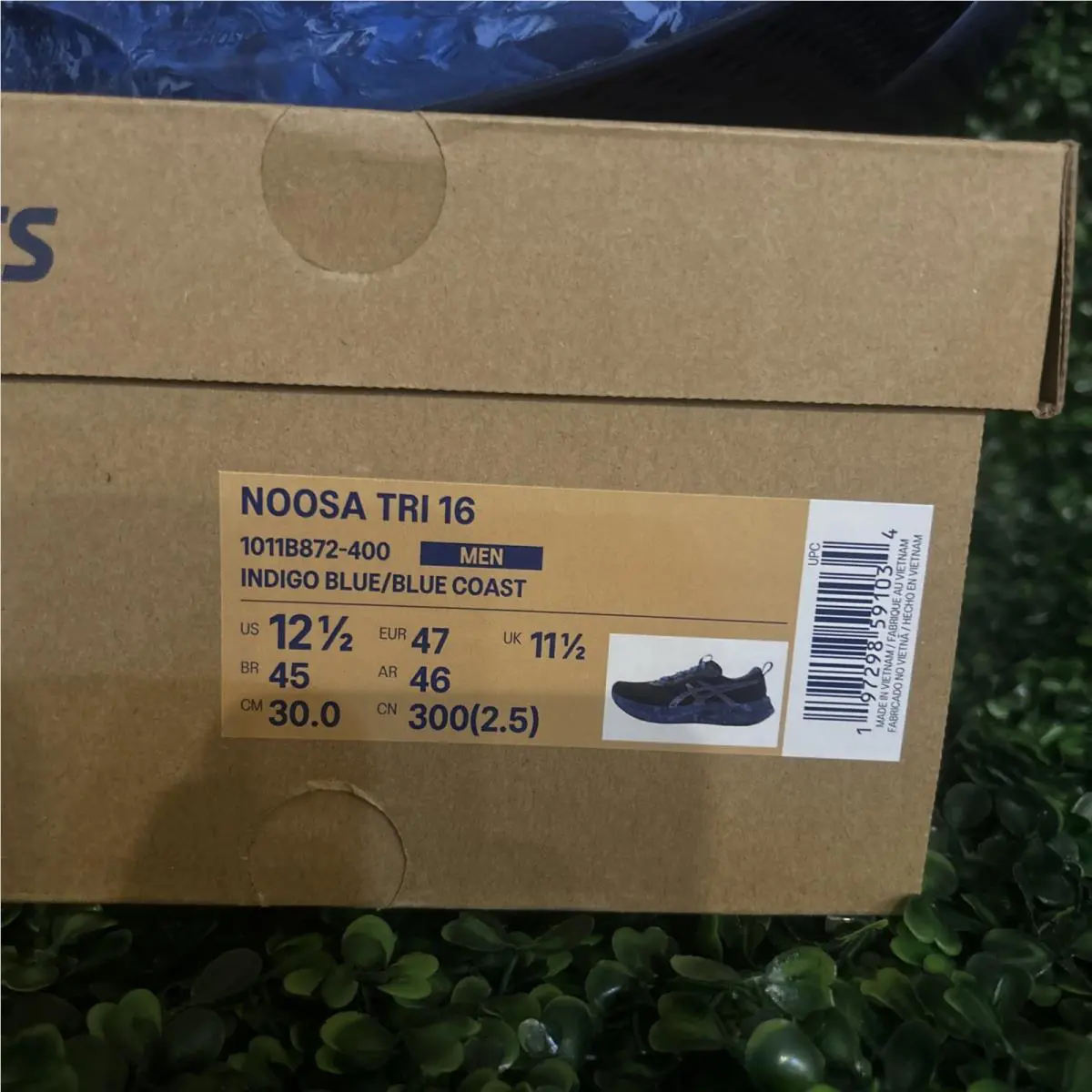 Asics shoes - ASICS GEL-Noosa Tri 16 - Tri - 1011B872-400 - Indigo Blue/Blue Coast (UPC: 0197298591034) 10