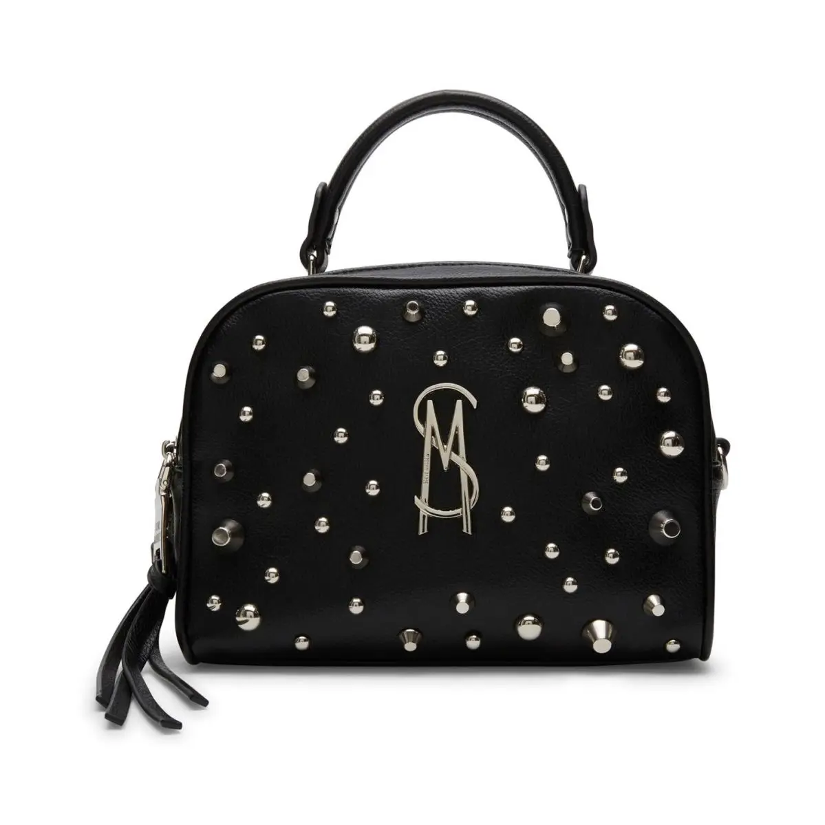 Starie Crossbody Bag Studded Black Silver by Steve Madden