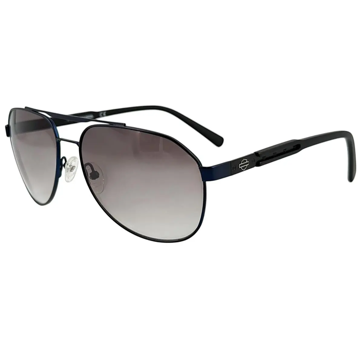 Harley Davidson HD0933X Mens Metal Aviator Sunglass 91B Matte Blue 60-16 w Case