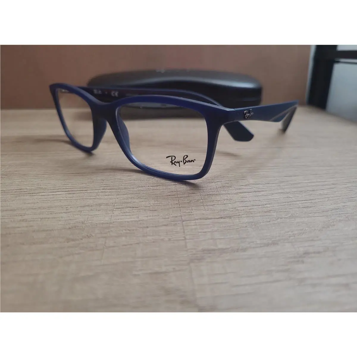 Ray Ban Eyeglasses RB 7047 5450 Matte Blue Nylon Optical Frame 54-17-140