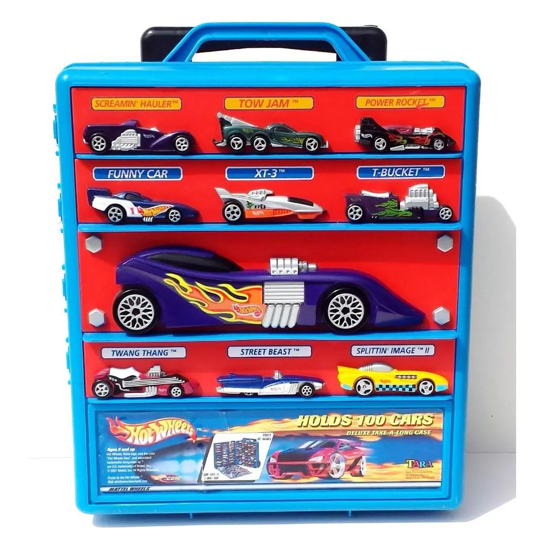 Hot Wheels Tara Rare Variant 100 Car Rolling Carry ON Air Travel Case Itout