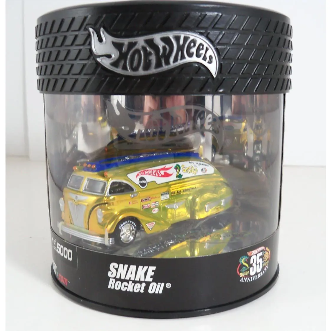 Hot Wheels 2005 35th Anniversary Custom Car Show Snake Rocket Oil 0401/5000