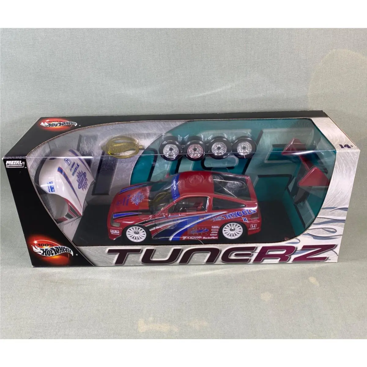 Hotwheels Tunerz Honda Civic Metal Collection Mattel 2002 Model Racing Car