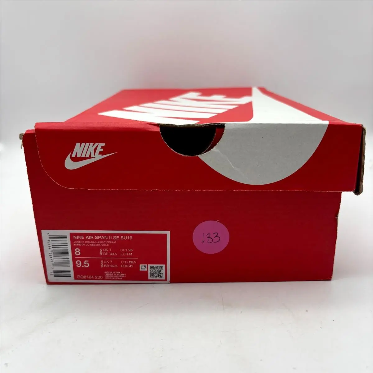 Nike shoes - Nike Air Span 2 SE SU19 BQ8164-200 - BQ8164-200 - Desert Ore/Sail/Light Cream (UPC: 192499281777) 6