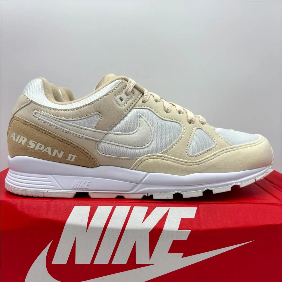 Nike Air Span 2 SE SU19 Desert Ore Sail Athletic Shoes US Size 8 Mens BQ8164-200