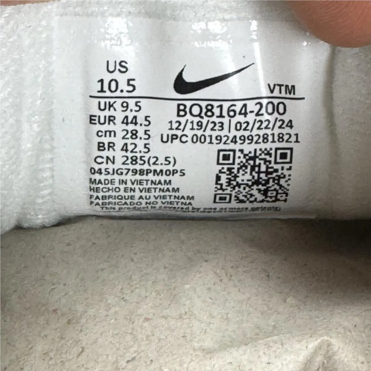 Nike shoes - Nike Air Span - Air Span - BQ8164-200 - Beige, Manufacturer: Desert Ore/Light Cream/Sail (UPC: 192499281821) 12