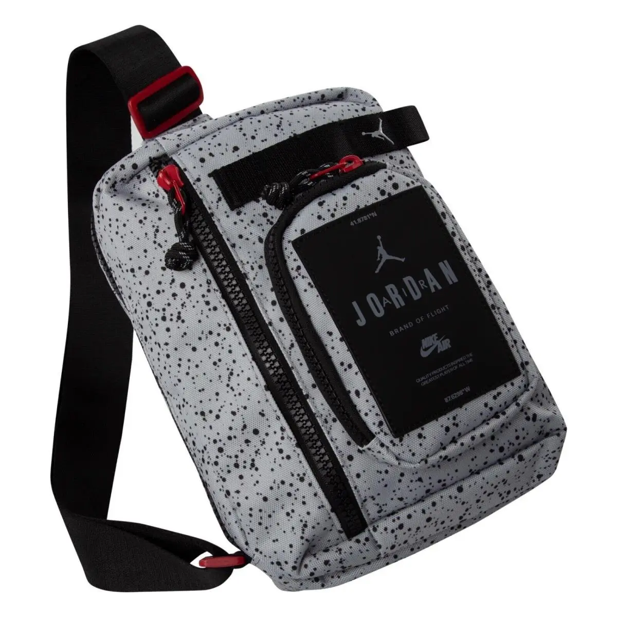 Air Jordan Hesi Crossbody Bag 3L Unisex Sling Bag Cement Grey MA0839 G0W