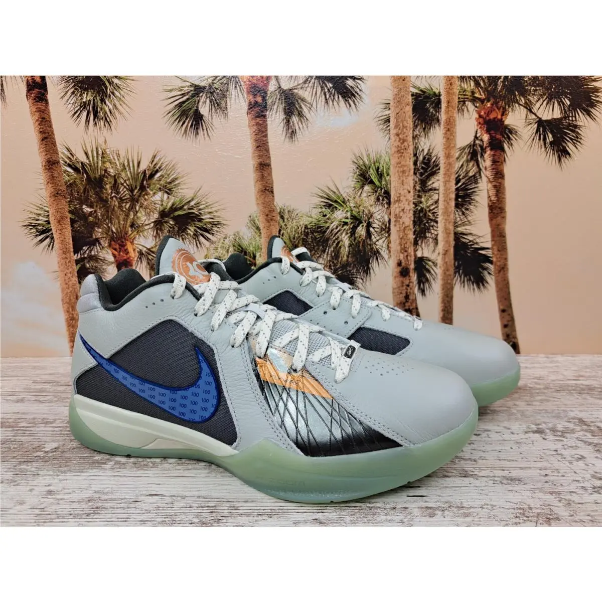 Nike Zoom KD 3 Iii Easy Money Durant Basketball Shoe FJ0980-001 Mens Size 7