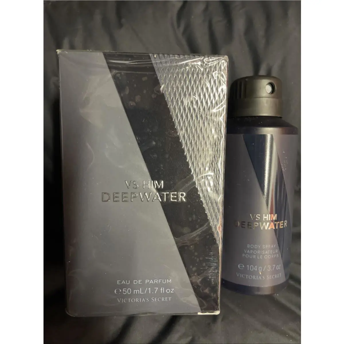 Victoria Secret Deep Water Mens Cologne and Body Spray Set