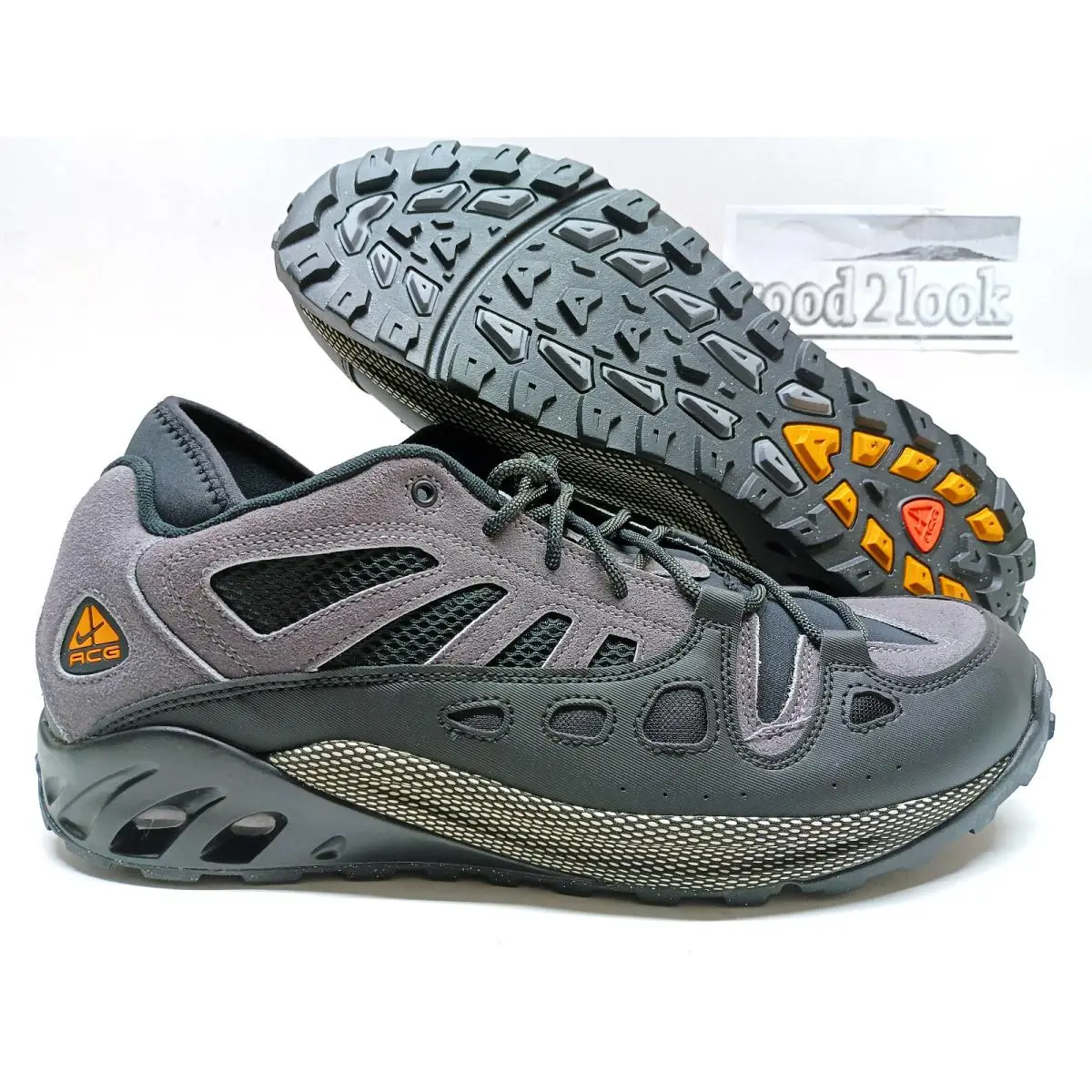 Nike Acg Air Exploraid Hiking Shoe Graphite/black Size Men 13 FV2925-001
