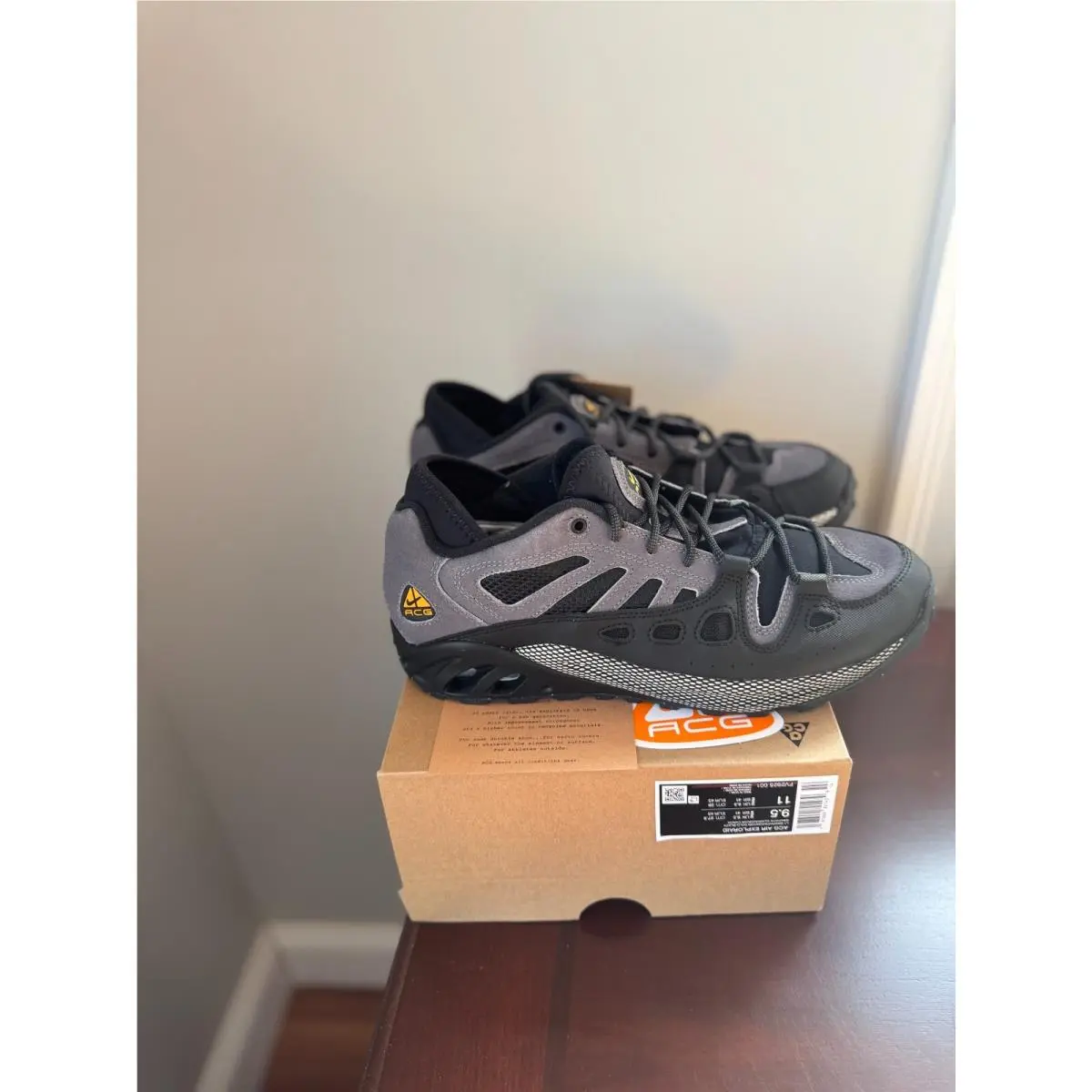 Nike shoes - Nike ACG Air Exploraid - ACG Air Exploraid - FV2925-001 - Light Graphite/Black/Photon Dust/Canyon Gold (UPC: 197600821439) 10