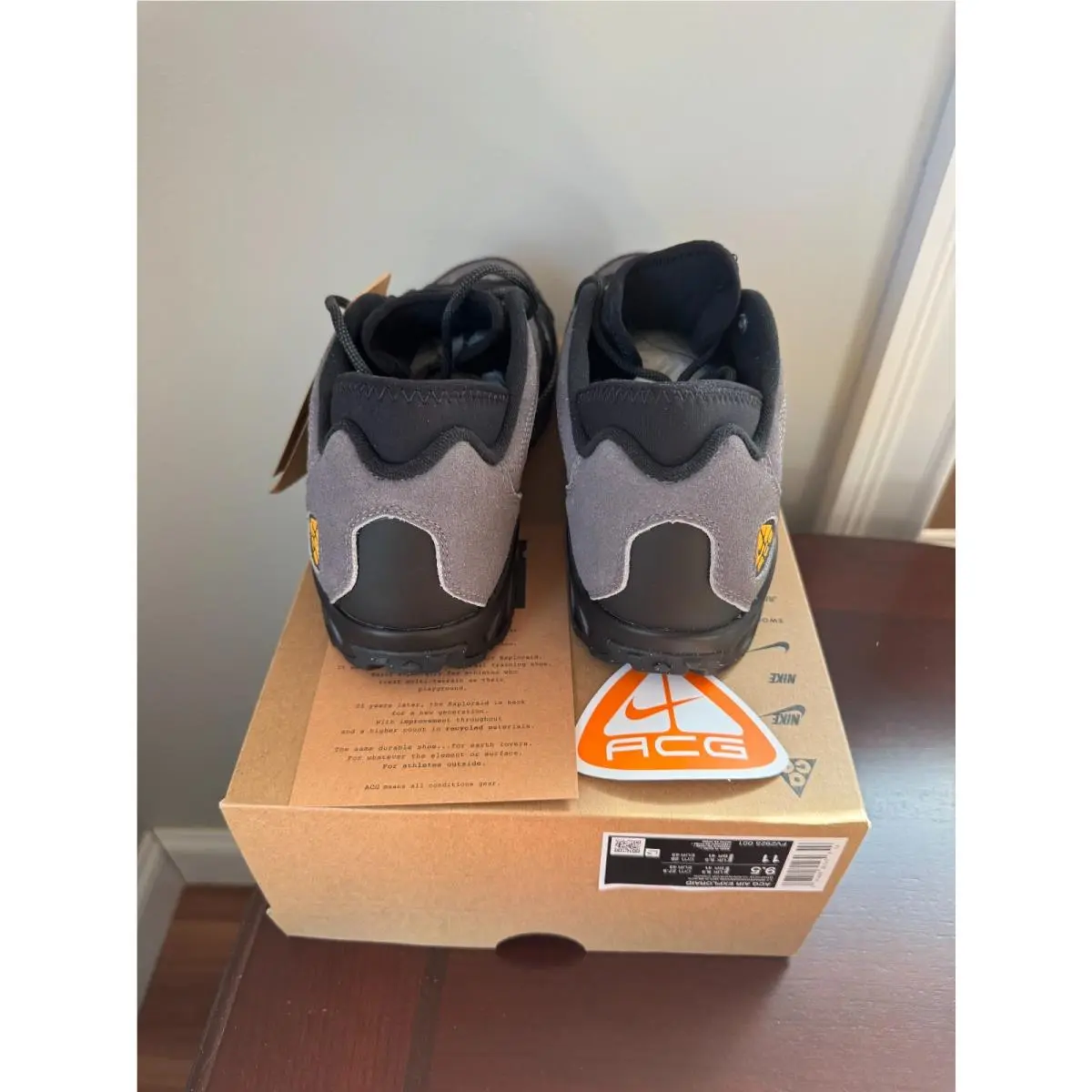 Nike shoes - Nike ACG Air Exploraid - ACG Air Exploraid - FV2925-001 - Light Graphite/Black/Photon Dust/Canyon Gold (UPC: 197600821439) 11