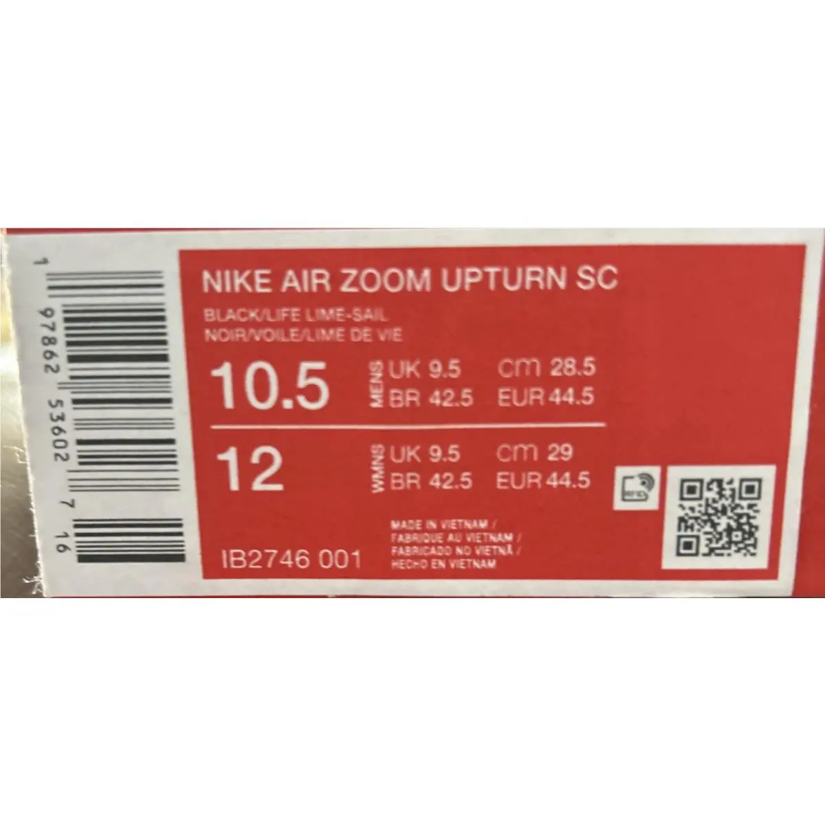 Nike shoes - Nike Air Zoom Upturn SC - IB2746-001 - Black 7