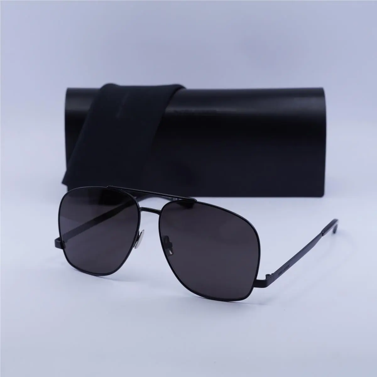 Saint Laurent SL653 Leon 002 Black/black 59-13-140 Sunglasses by Yves Saint Laurent