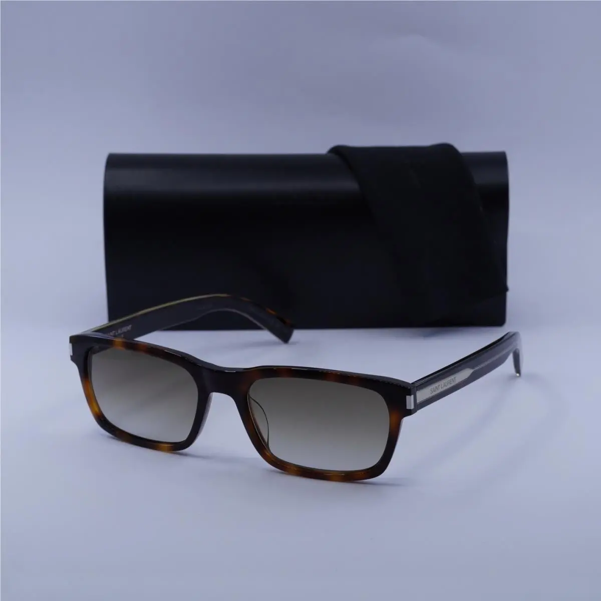 Saint Laurent SL662 002 Havana/brown Gradient 57-19-145 Sunglasses - Frame: Havana, Lens: Brown Gradient, code: 002