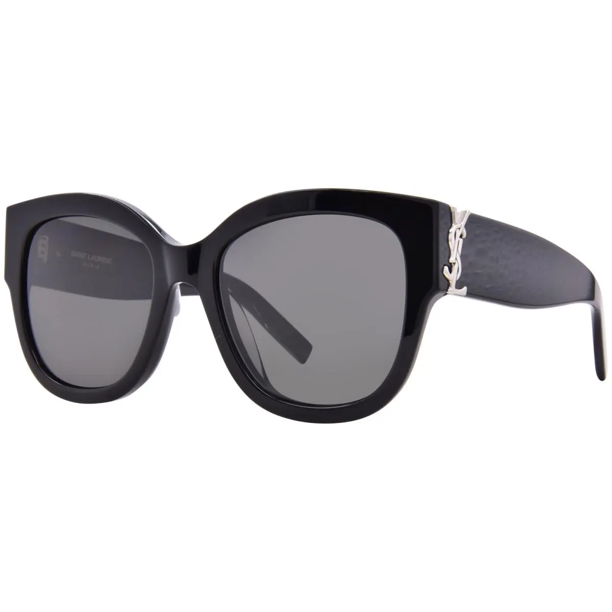 Saint Laurent SL M95/F 005 Sunglasses Women`s Black/polarized Grey Cat Eye 56mm by Yves Saint Laurent