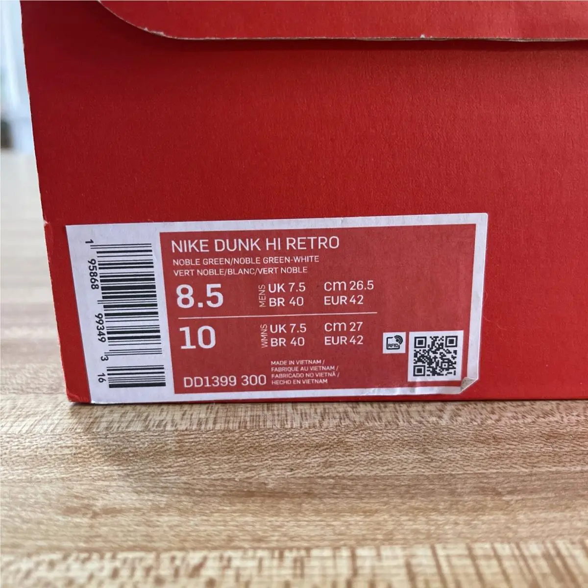 Nike shoes - Nike Dunk - Dunk - DD1399-300 - Green (UPC: 0195868993493) 10