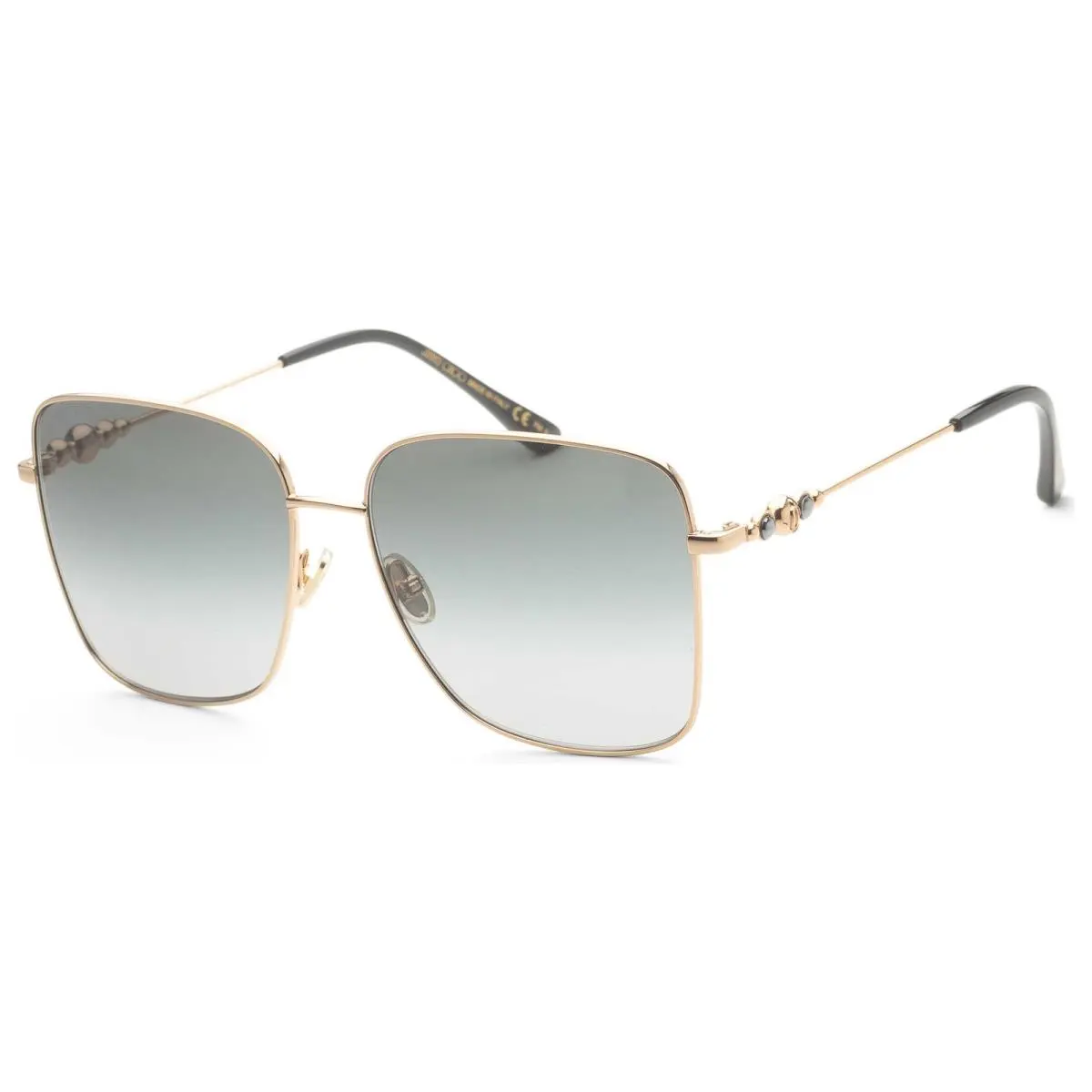 Jimmy Choo Women`s 59 mm Black Gold Sunglasses HESTERS-02M2-9O