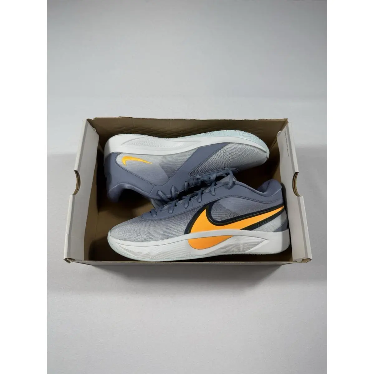 Men’s Size 10.5 -  Giannis Freak 6 Ashen Slate Laser Orange FJ7792 400 by Nike