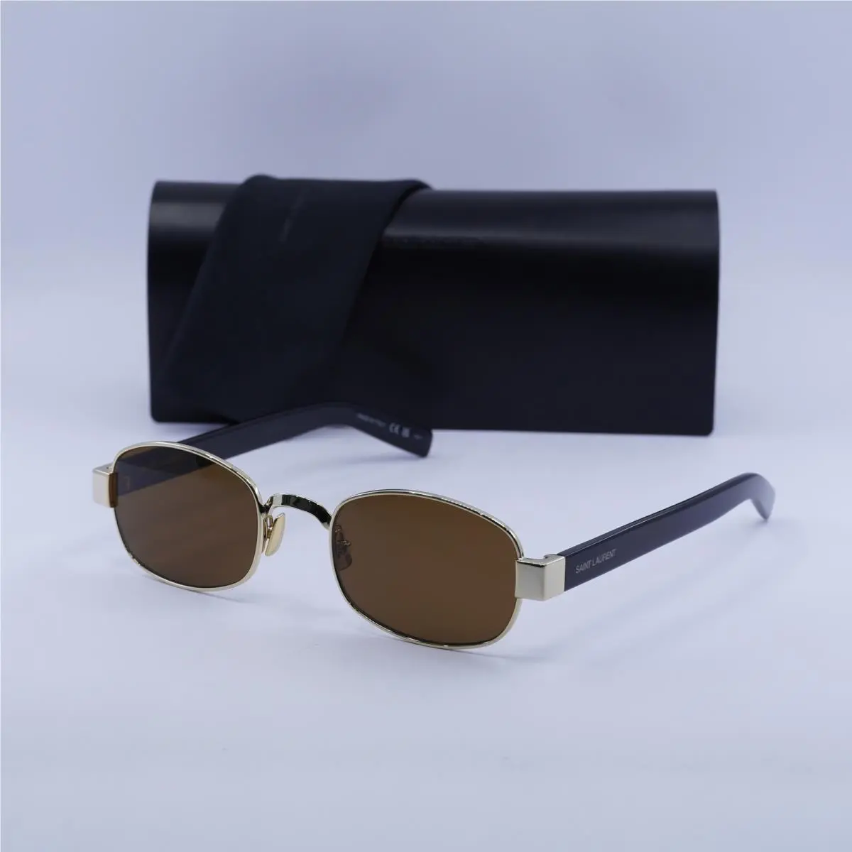 Saint Laurent SL706 001 Light Gold/nicotine 53-22-145 Sunglasses by Yves Saint Laurent