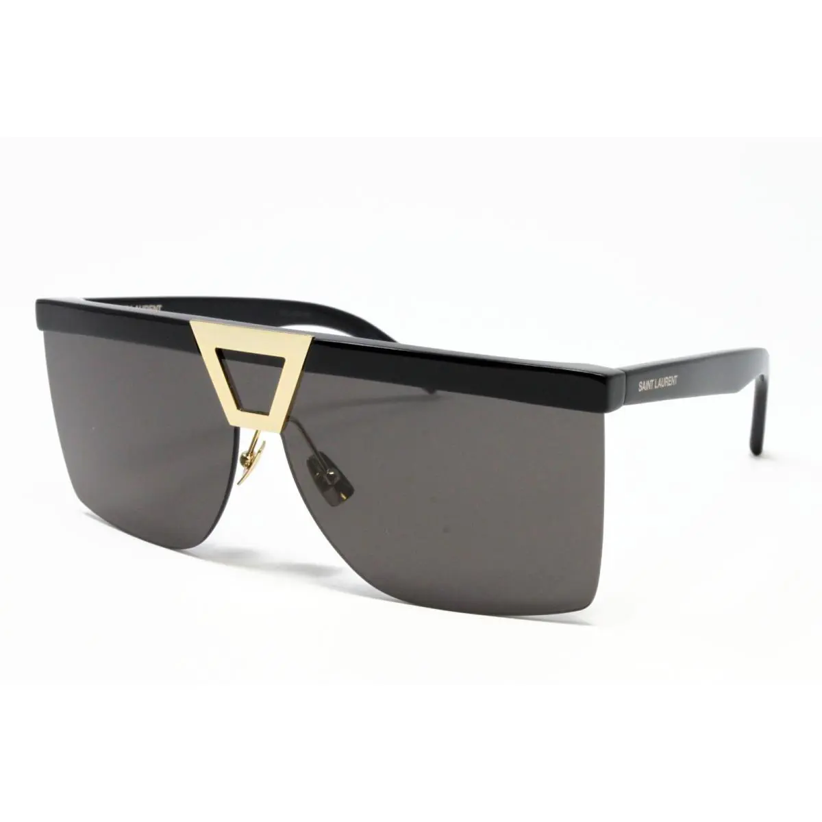 Saint Laurent SL537 PALACE-001 Black 99mm Shield Women`s Sunglasses
