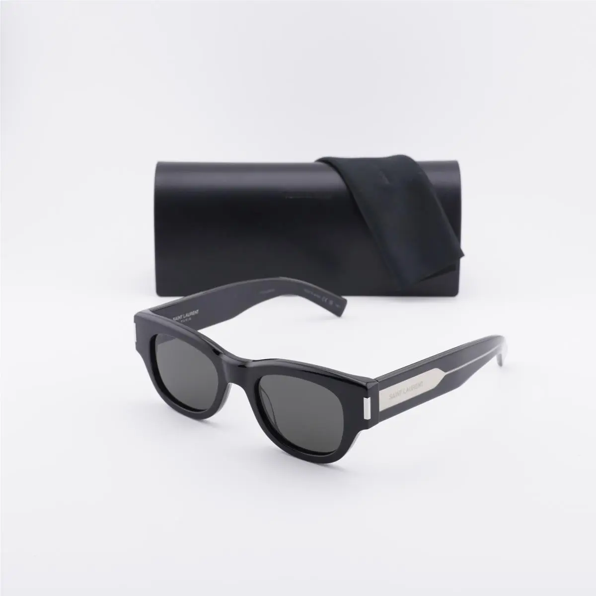 Saint Laurent SL573 001 Black/grey 49-21-145 Sunglasses by Yves Saint Laurent