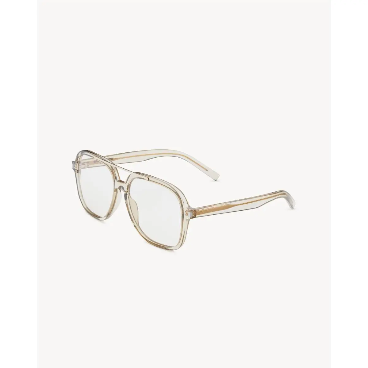 Saint Laurent SL 545 Sunglasses Transparent Cream 58mm Italy by Yves Saint Laurent