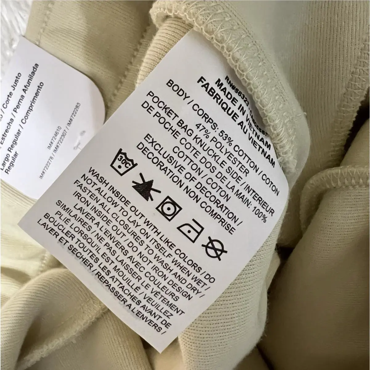 Nike clothing - 2xl pants - pants - HV0959234 - Light Khaki / Black (UPC: 197859957668) 4