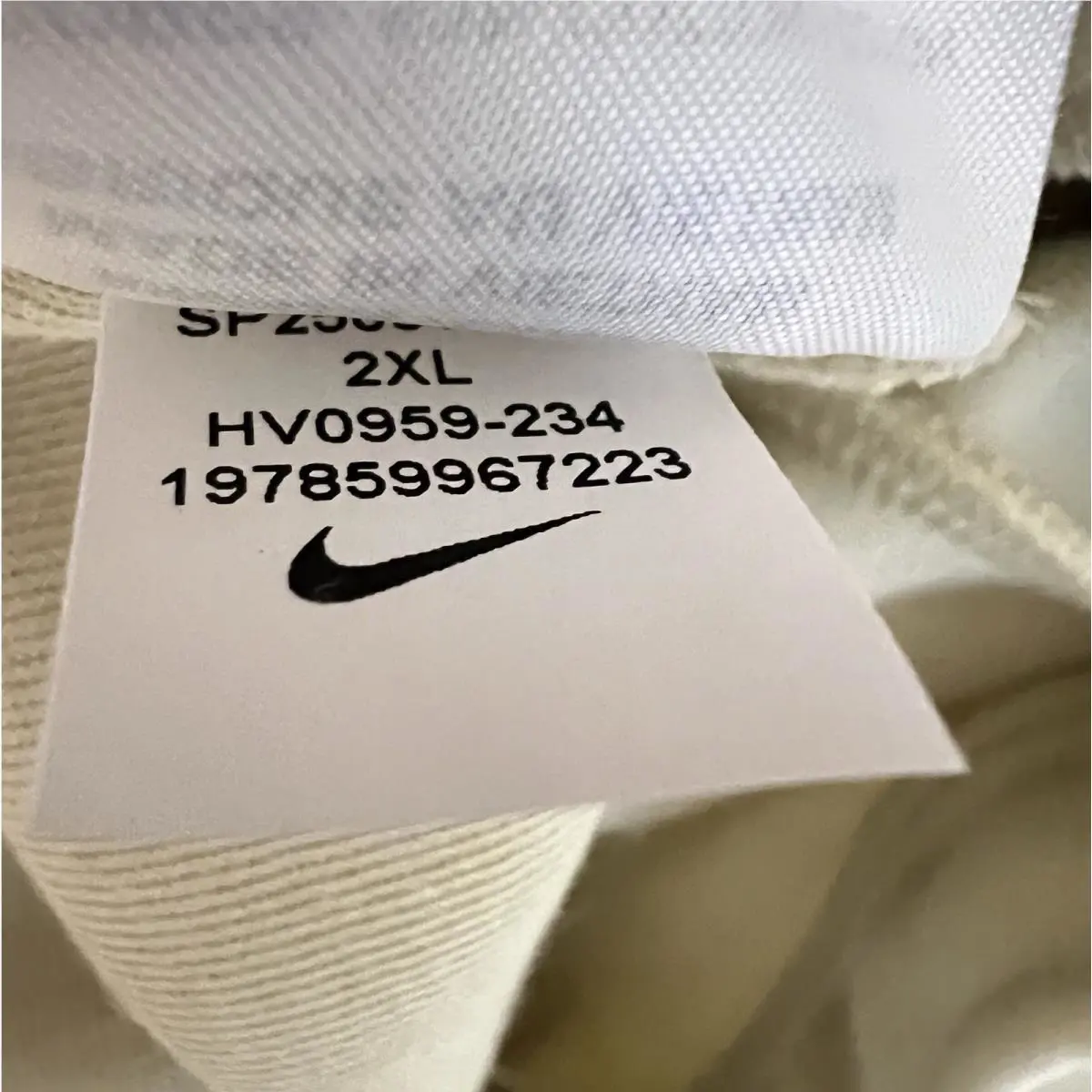 Nike clothing - 2xl pants - pants - HV0959234 - Light Khaki / Black (UPC: 197859957668) 5