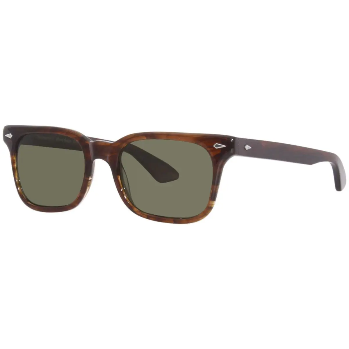 American Optical Tournament Gnn C2 Sunglasses Woodgrain/green Square Shape 52mm
