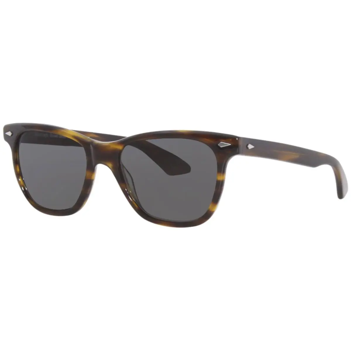 American Optical Saratoga C6 Sunglasses Brown Demi/grey Lenses Square Shape 54mm - Frame: Brown, Lens: Gray