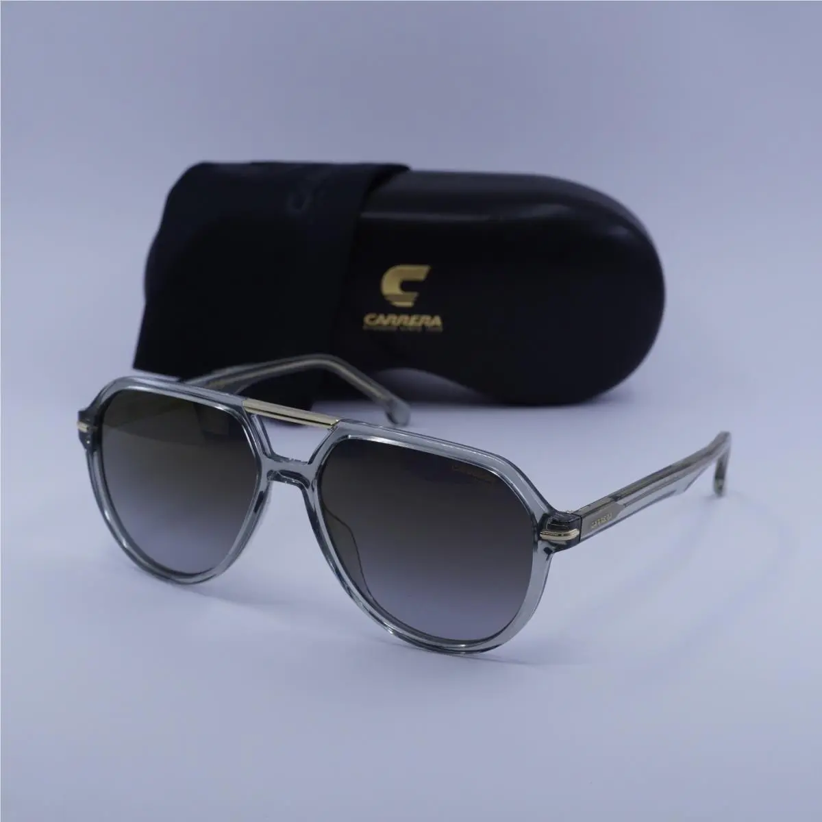 315/S 0KB7 FQ Transparent Grey/grey Gradient Gold Mirror by Carrera