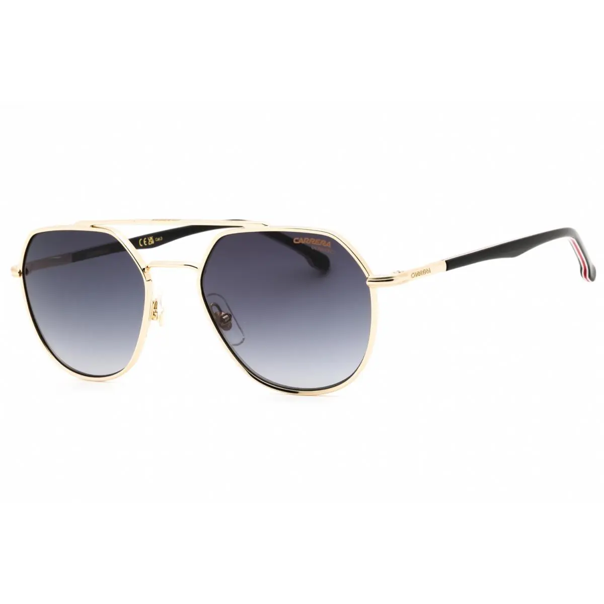 Carrera 303/S W97 9O Sunglasses Gold Frame Gray Lenses 53mm