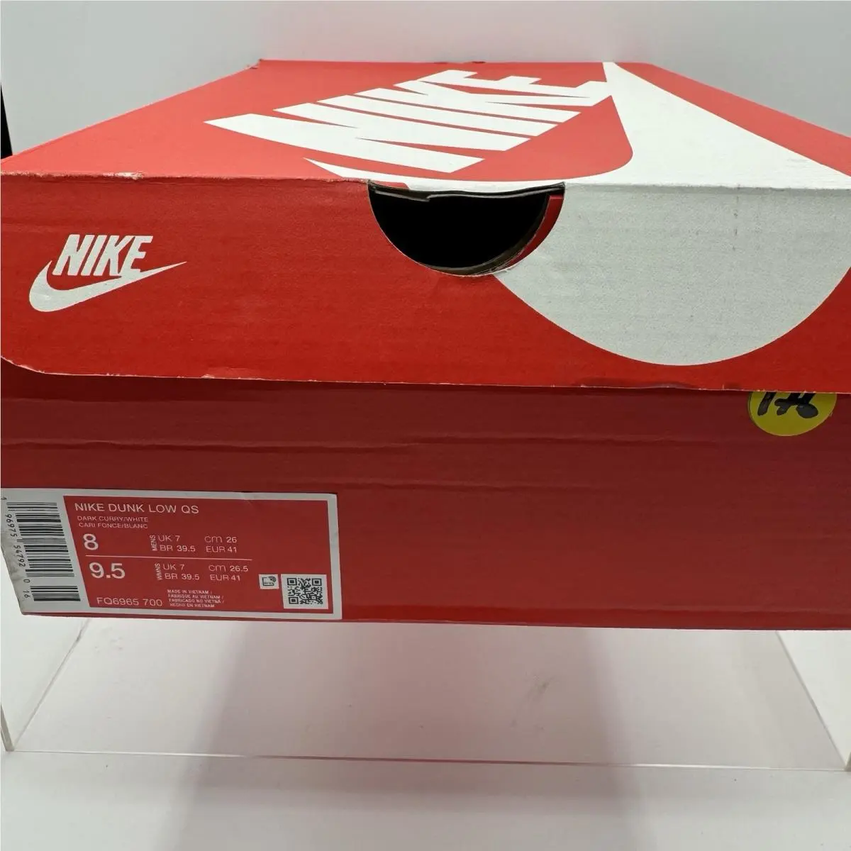 Nike shoes - Nike Dunk Low - Dunk Low - FQ6965-700 - Dark Curry/White 9