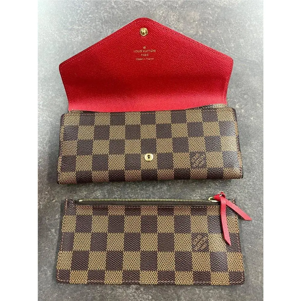Louis Vuitton Josephine - Damier Ebene Wallet with C.c. Intials