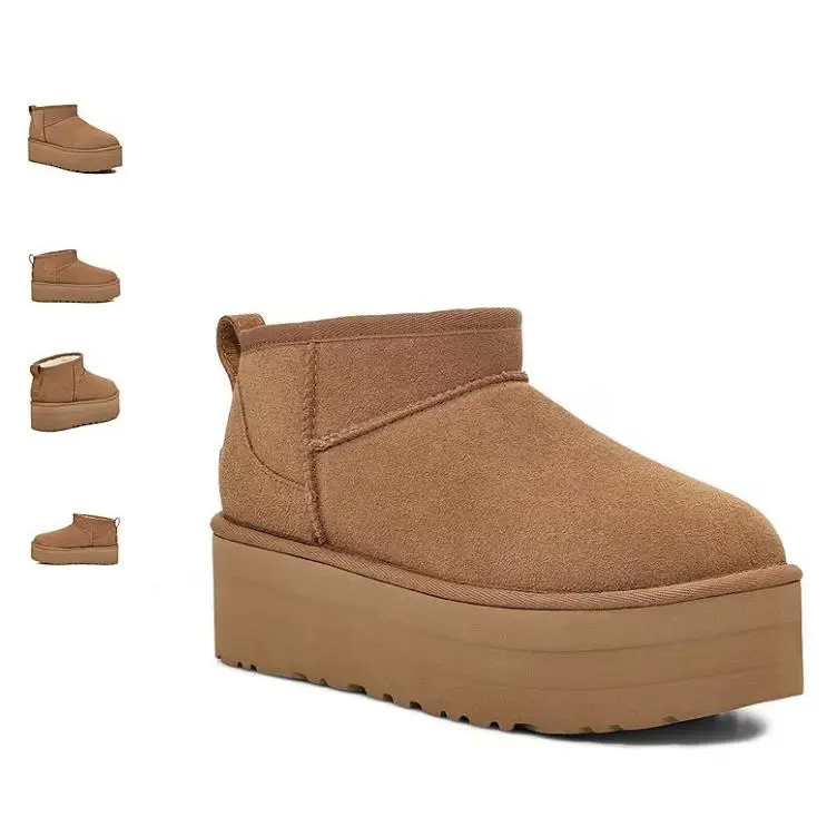 Ugg Classic Ultra Mini Platform Chestnut Boot Bootie Women`s US Sizes 5-12/NEW - Brown