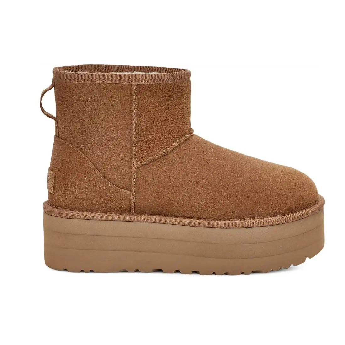 Ugg Classic Mini Platform Chestnut Boot Bootie Women`s US Sizes 5-12/NEW - Brown
