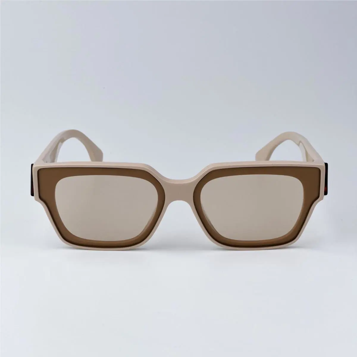 Fendi Women Sunglasses Beige Brown Square FE40099I 57E